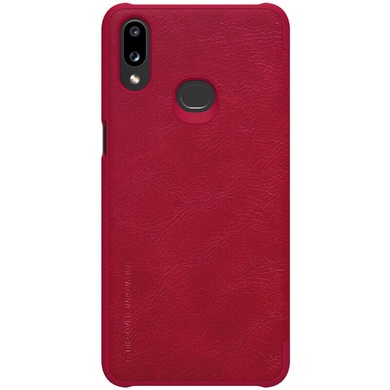 Кожаный чехол (книжка) Nillkin Qin Series для Samsung Galaxy A10s Красный
