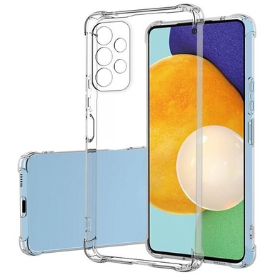 TPU чехол GETMAN Ease logo усиленные углы Full Camera для Samsung Galaxy A52 4G / A52 5G / A52s Бесцветный (прозрачный)