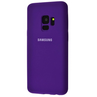 Чехол Silicone Cover Full Protective (AA) для Samsung Galaxy S9 Фиолетовый / Purple