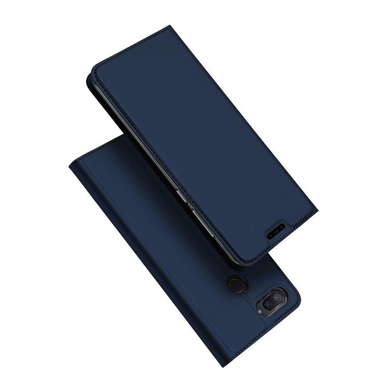 Чехол-книжка Dux Ducis с карманом для визиток для Xiaomi Mi 8 Lite / Mi 8 Youth (Mi 8X), Синий