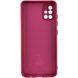 Чохол Silicone Cover Lakshmi Full Camera (A) для Samsung Galaxy A51, Бордовый / Marsala