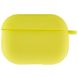 Силіконовий футляр New з карабіном для навушників Airpods Pro, Желтый / Bright Yellow