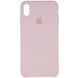Чехол Silicone case (AAA) для Apple iPhone XS Max (6.5") Розовый / Pink Sand