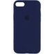 Чехол Silicone Case Full Protective (AA) для Apple iPhone 7 / 8 / SE (2020) (4.7") Синий / Deep navy