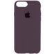 Чехол Silicone Case Full Protective (AA) для Apple iPhone 7 plus / 8 plus (5.5") Фиолетовый / Elderberry