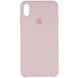 Чохол Silicone case (AAA) для Apple iPhone XS Max (6.5"), Рожевий / Pink Sand