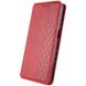 Кожаный чехол книжка GETMAN Cubic (PU) для Samsung Galaxy A25 5G Красный