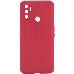 Силіконовий чохол Candy Full Camera для Oppo A53 / A32 / A33, Красный / Camellia