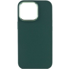 TPU чехол Bonbon Metal Style для Apple iPhone 13 Pro Max (6.7") Зеленый / Pine green