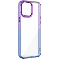 Чехол TPU+PC Fresh sip series для Apple iPhone 11 Pro Max (6.5") Синий / Фиолетовый