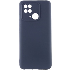 Чохол Silicone Cover Lakshmi Full Camera (AAA) для Xiaomi Redmi 10C, Темно-Синий / Midnight Blue