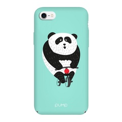 Чехол Pump Tender Touch для Apple iPhone 7 / 8 / SE (2020) (4.7") Panda Bicycle