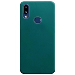 Силиконовый чехол Candy для Samsung Galaxy A10s / M01s Зеленый / Forest green
