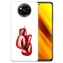 TPU чехол Sport in life Xiaomi Poco X3 NFC / Poco X3 Pro, Перчатки/Красные
