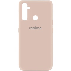 Чехол Silicone Cover My Color Full Protective (A) для Realme C3 / 5i Розовый / Pink Sand