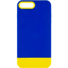 Чехол TPU+PC Bichromatic для Apple iPhone 7 plus / 8 plus (5.5") Navy Blue / Yellow