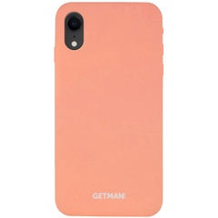 Чехол Silicone Case GETMAN for Magnet для Apple iPhone XR (6.1"), Розовый / Flamingo