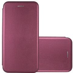 Кожаный чехол (книжка) Classy для Samsung Galaxy A10 (A105F) Бордовый
