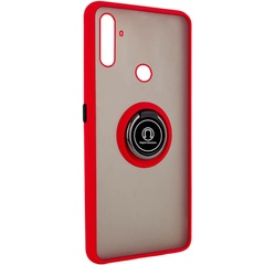 TPU+PC чехол Deen ColorEdgingRing for Magnet для Realme C3 / 5S, Красный