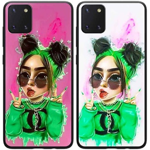 TPU+PC чехол Ultra Violet для Samsung Galaxy Note 10 Lite (A81), Billie Eilish