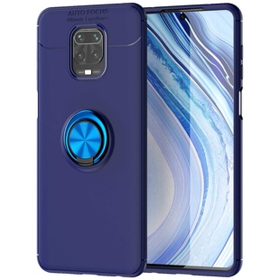 TPU чехол Deen ColorRing под магнитный держатель (opp) для Xiaomi Redmi Note 9s/Note 9 Pro/9 Pro Max Синий / Синий