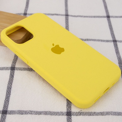 Чохол Silicone Case Full Protective (AA) для Apple iPhone 12 Pro / 12 (6.1"), Желтый / Yellow
