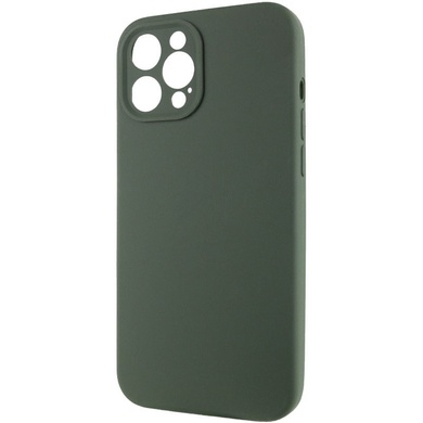 Чехол Silicone Case Full Camera Protective (AA) NO LOGO для Apple iPhone 12 Pro Max (6.7") Зеленый / Cyprus Green