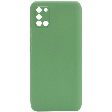 Силиконовый чехол Candy Full Camera для Samsung Galaxy A31 Зеленый / Green