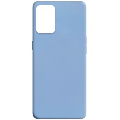 Силиконовый чехол Candy для Oppo A74 4G / F19 Голубой / Lilac Blue