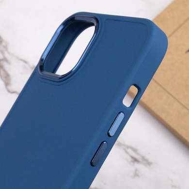 TPU чехол Bonbon Metal Style для Apple iPhone 11 (6.1") Синий / Denim Blue