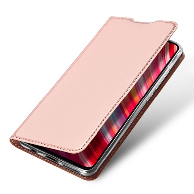 Чохол-книжка Dux Ducis з кишенею для візиток для Xiaomi Redmi Note 8 Pro, Rose Gold