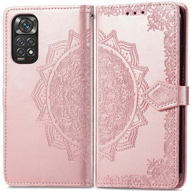 Шкіряний чохол (книга) Art Case з візитницею для Xiaomi Redmi Note 11 Pro 4G/5G / 12 Pro 4G, Розовый