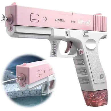 Водний пістолет Water Gun Glock, pink