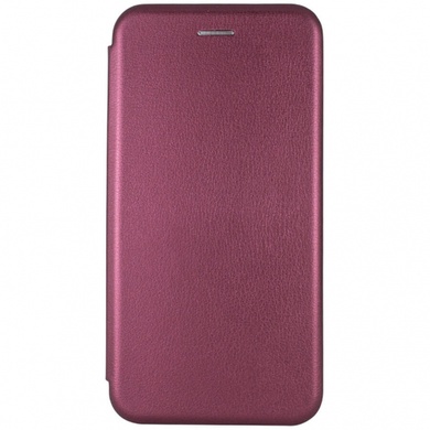 Шкіряний чохол (книжка) Classy для Samsung Galaxy A10 (A105F), Бордовый