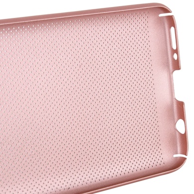 Ультратонкий дихаючий чохол Grid case для Samsung Galaxy A40 (A405F), Розовый