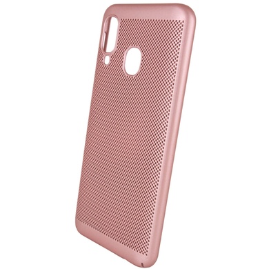 Ультратонкий дышащий чехол Grid case для Samsung Galaxy A40 (A405F)