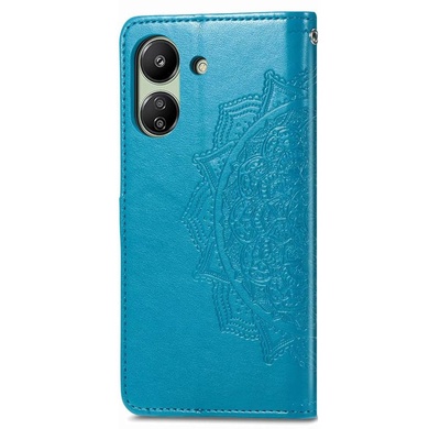 Шкіряний чохол (книжка) Art Case з візитницею для Xiaomi Redmi 13C / Poco C65, Синий