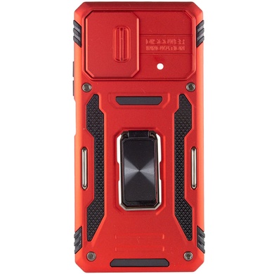 Ударопрочный чехол Camshield Army Ring для Xiaomi Poco F5 / Note 12 Turbo Красный / Red
