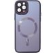 Чохол TPU+Glass Sapphire Midnight with MagSafe для Apple iPhone 12 Pro Max (6.7"), Фиолетовый / Deep Purple