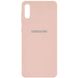 Чохол Silicone Cover Full Protective (AA) для Samsung Galaxy A02, Розовый / Pudra