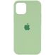 Чехол Silicone Case Full Protective (AA) для Apple iPhone 12 Pro Max (6.7") Мятный / Mint