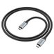 Дата кабель Hoco US06 Type-C to Type-C 100W USB3.2 20Gbps (2m), Black