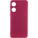 Чохол Silicone Cover Lakshmi Full Camera (A) для Oppo A78 4G, Бордовый / Marsala