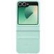 Шкіряний чохол Leather Case (AAA) для Samsung Galaxy Z Flip6, turquoise