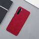 Шкіряний чохол (книжка) Nillkin Qin Series для OnePlus Nord, Червоний