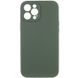 Чохол Silicone Case Full Camera Protective (AA) NO LOGO для Apple iPhone 12 Pro Max (6.7"), Зеленый / Cyprus Green