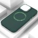 TPU чехол Bonbon Metal Style with MagSafe для Samsung Galaxy S22+ Зеленый / Army Green