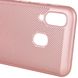 Ультратонкий дышащий чехол Grid case для Samsung Galaxy A40 (A405F), Розовый