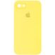 Чехол Silicone Case Square Full Camera Protective (AA) для Apple iPhone 7 / 8 / SE (2020) (4.7") Желтый / Yellow