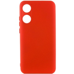 Чехол Silicone Cover Lakshmi Full Camera (AAA) для Oppo A58 4G Красный / Red
